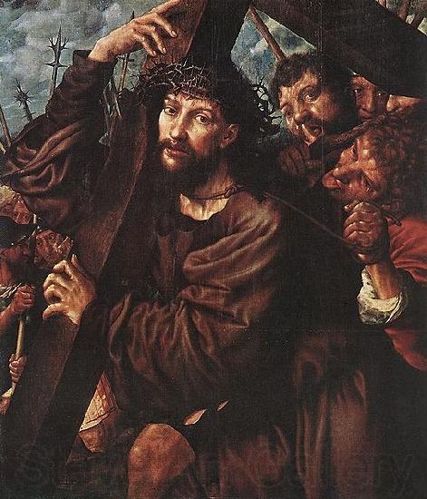 Jan Sanders van Hemessen Christ Carrying the Cross Norge oil painting art